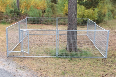 koiratarha helposti ja nopeasti elementeistä