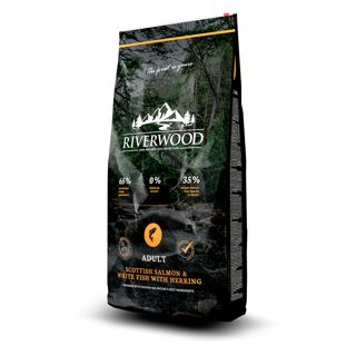 Riverwood Adult Skotlantilainen lohi, vaalea kala ja silli - 2 kg