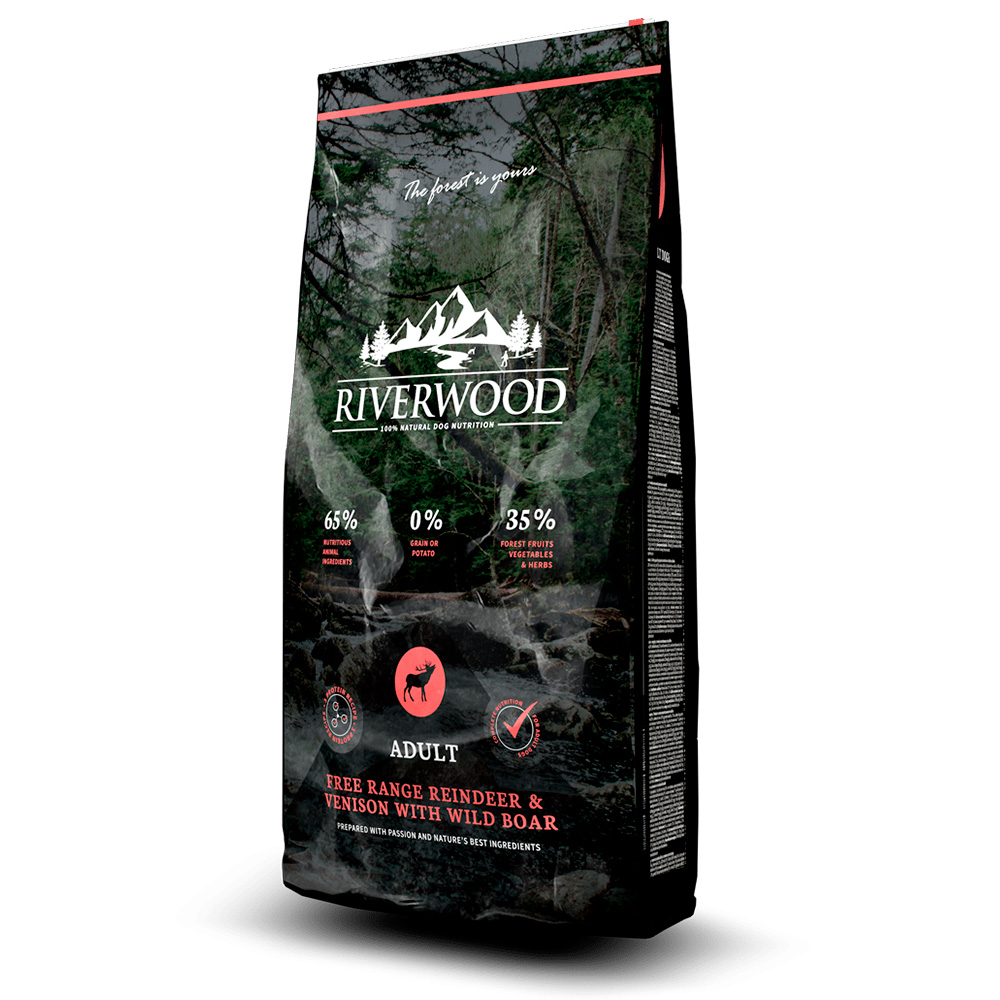 Riverwood Adult Poro, peura ja villisika - 2 kg