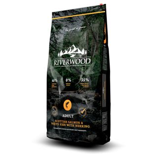 Riverwood Adult Skotlantilainen lohi, vaalea kala ja silli - 12kg