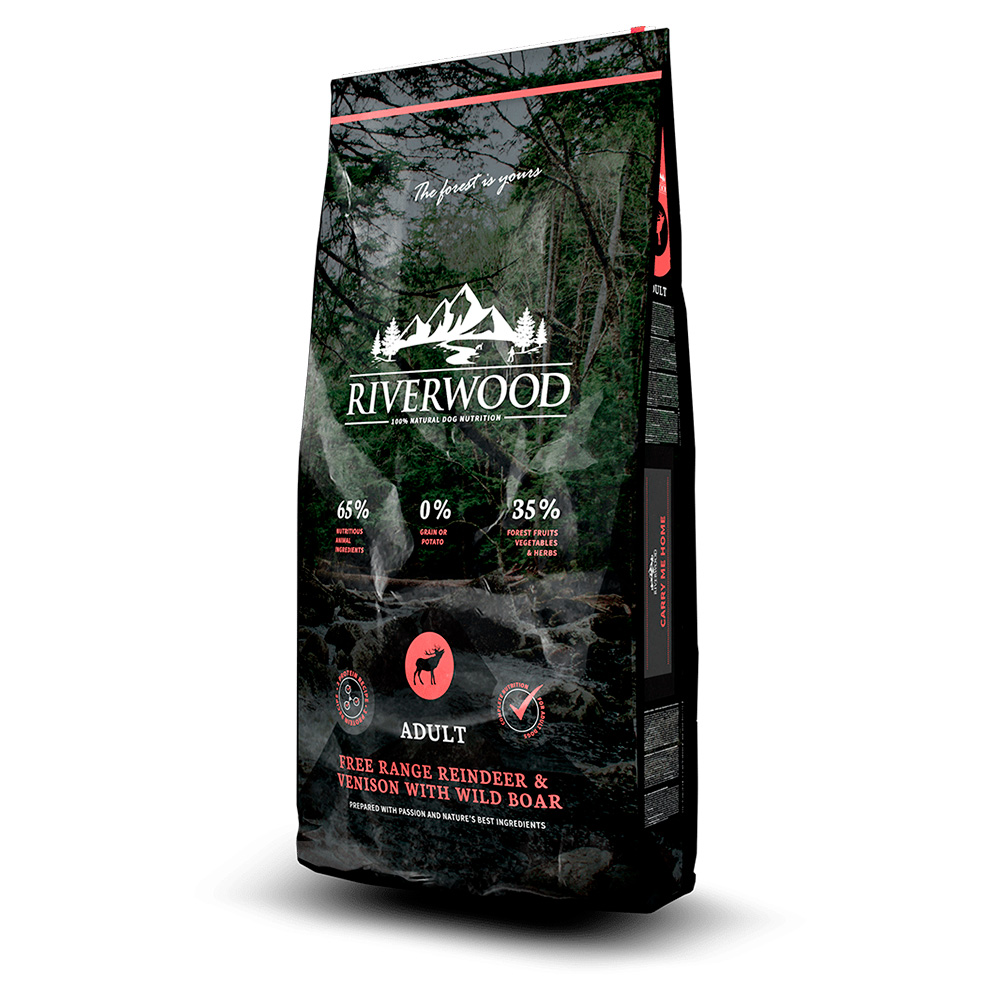 Riverwood Adult Poro, peura ja villisika - 12 kg