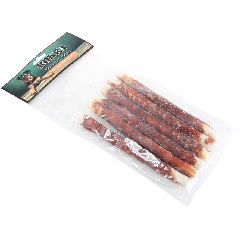 Rokka, kanakierretikku, 75g x 25cm, 6 kpl