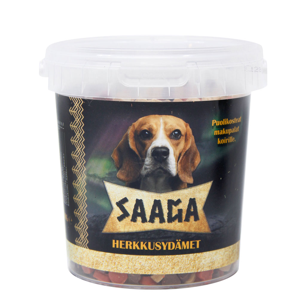 Saaga Herkkusydämet 500 g (Parasta ennen 30.1.2026)