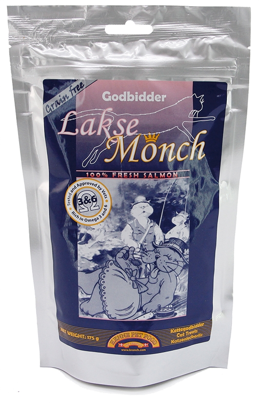 Lakse Monch Cat, lohimakupala kissalle, 175 g