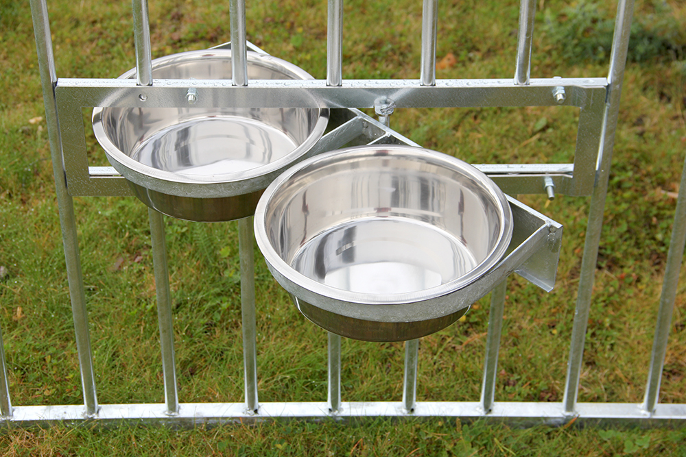 Jämpti Kääntyvä kuppiteline kalteritarhaan