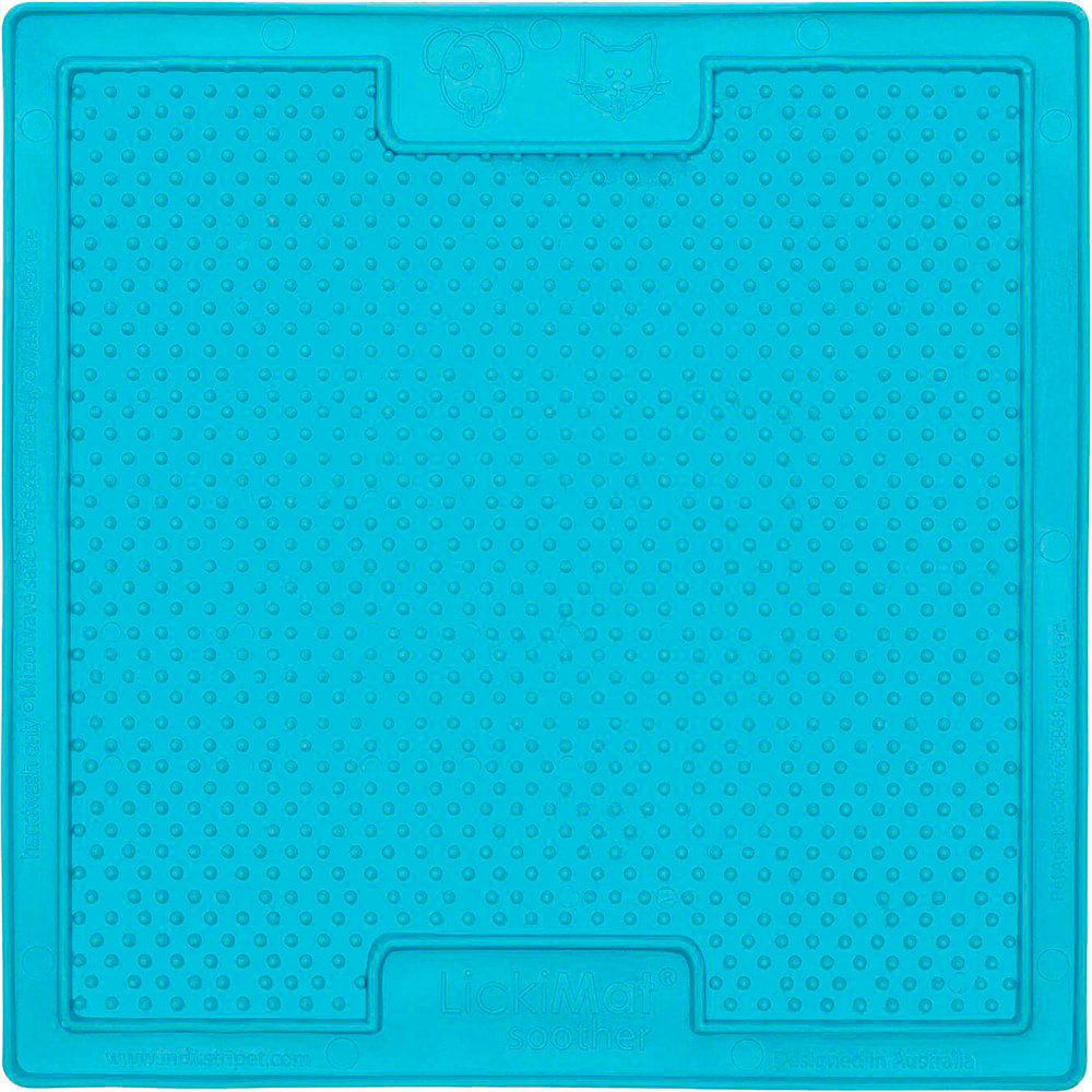LickiMat, Aktivointimatto Soother, vaaleansininen, 20 x 20 cm