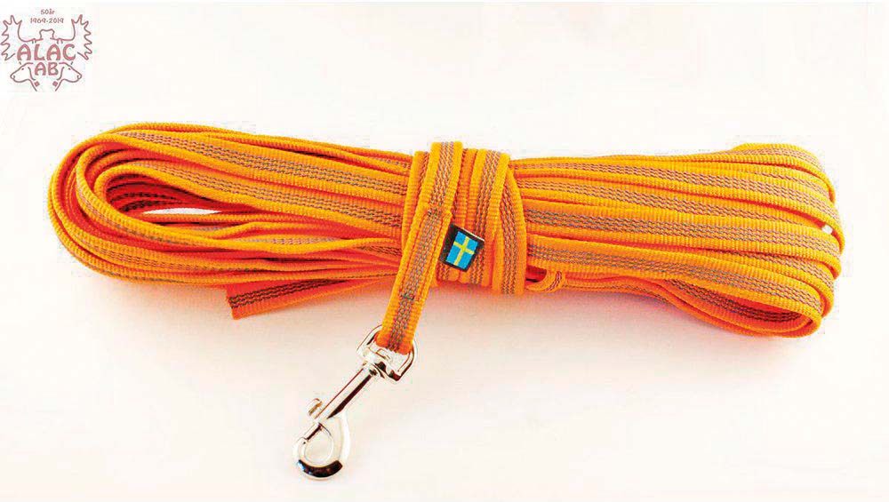 Alac Grip-liina koiralle, oranssi, 12 mm x 15 m