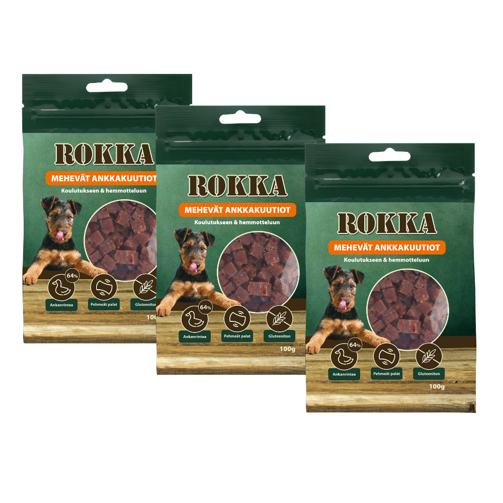 Rokka Mehevät ankkakuutiot 3 x 100g