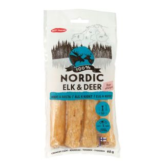 Best Friend Nordic Hirvi & Riista Hypoallergenic -rouheluu 4 kpl 60 g