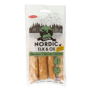 Best Friend Nordic Hirvi & Härkä + Kana -rouheluu 4 kpl 60 g