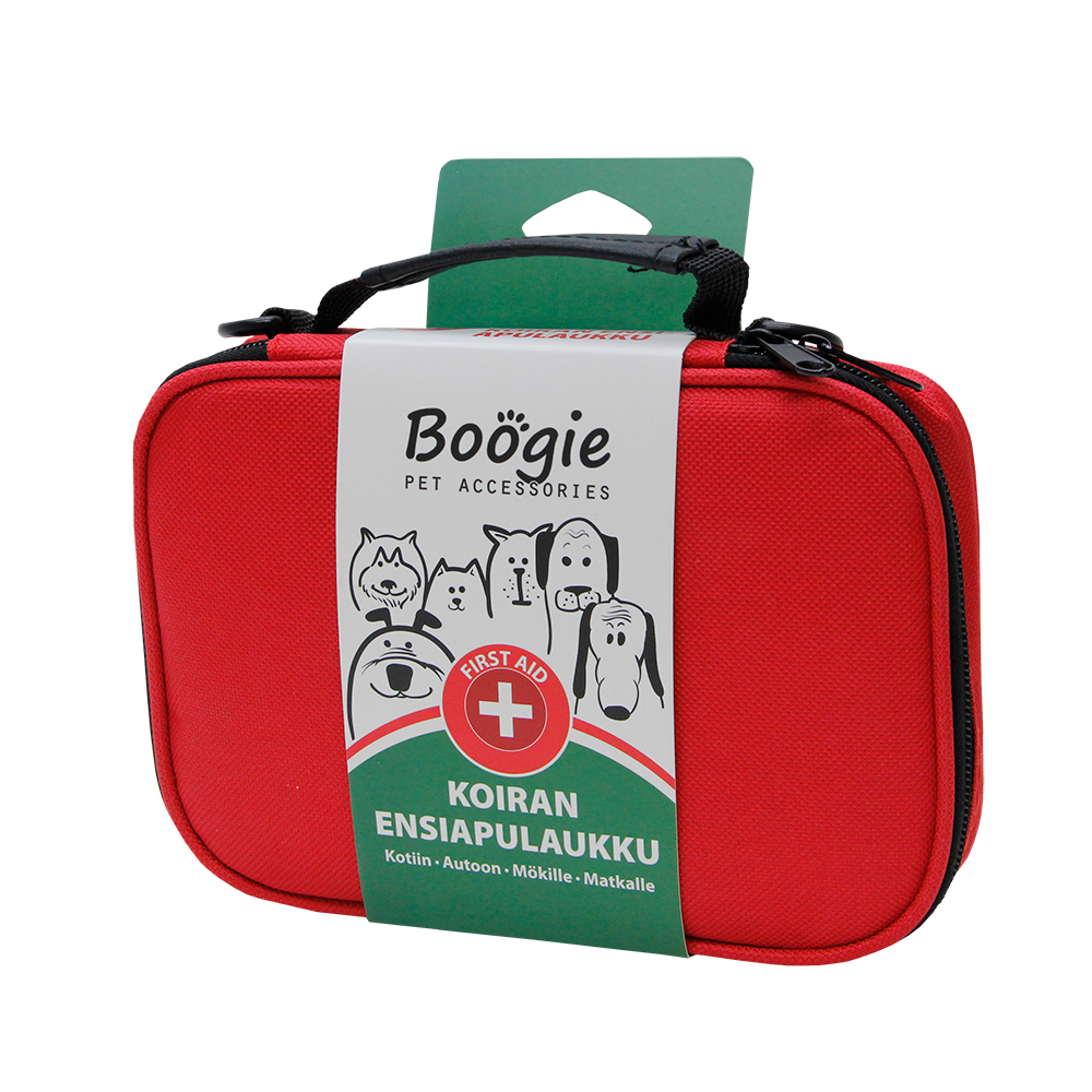 Boogie Koiran ensiapulaukku (ant.sep. lappu PE 29.06.2026)