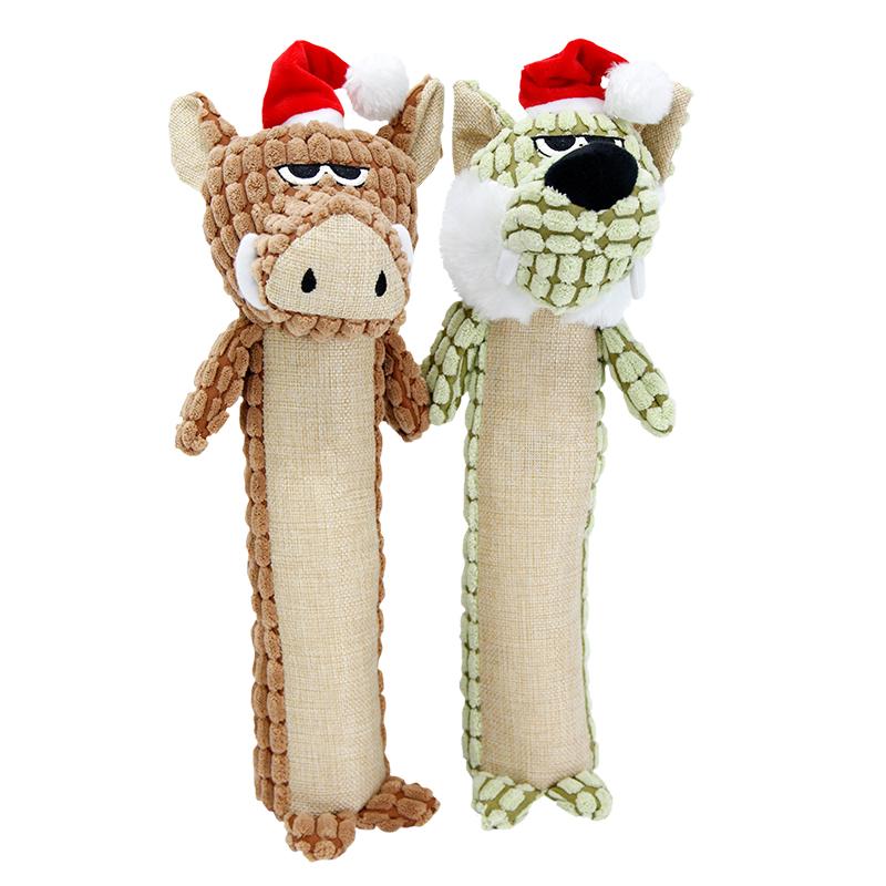 Boogie, Koiran pehmolelu, vihainen jouluvillieläin 36cm