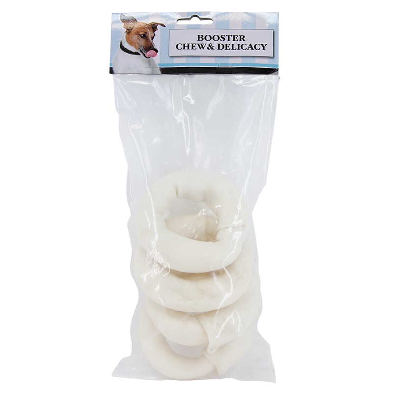 Booster Chew & Delicacy Kevytdonitsi, 10 cm, 4 kpl