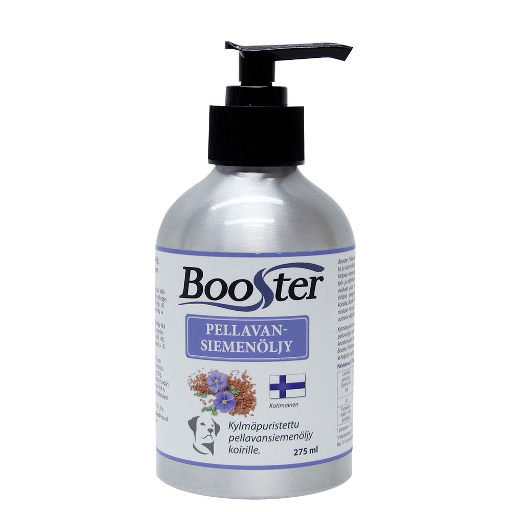 Booster Pellavansiemenöljy, 275 ml (PE 31.8.2026)
