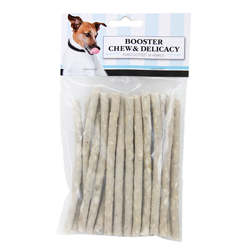 Booster Chew & Delicacy Rouhetikku, 12 cm, 20 kpl
