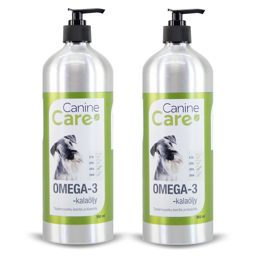CanineCare Omega-3 Kalaöljy 2 x 950 ml
