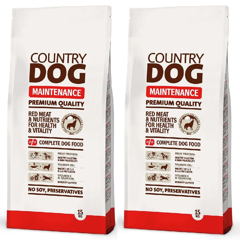Country Dog Premium Maintenance 2 x 15 kg