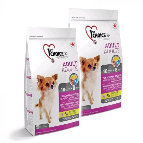 1st Choice Toy & Small Adult Skin & Coat 2 x 7 kg