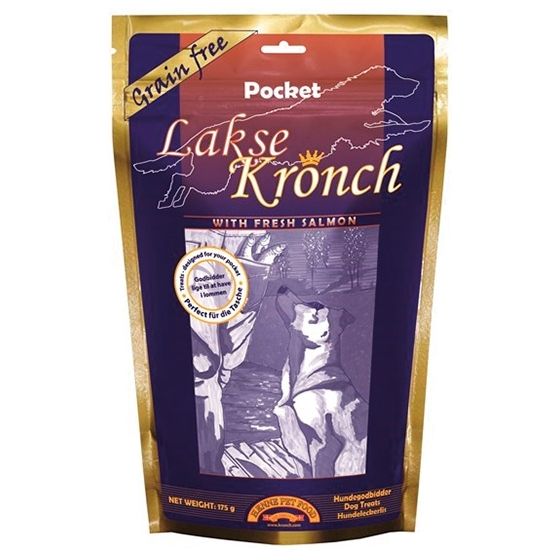 Lakse Kronch Pocket -koulutusmakupalat lohesta, 175 g