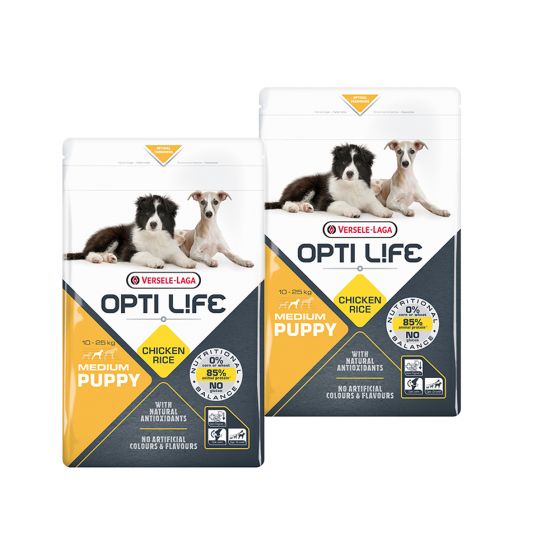 Opti Life Puppy Medium 2 x 12,5 kg
