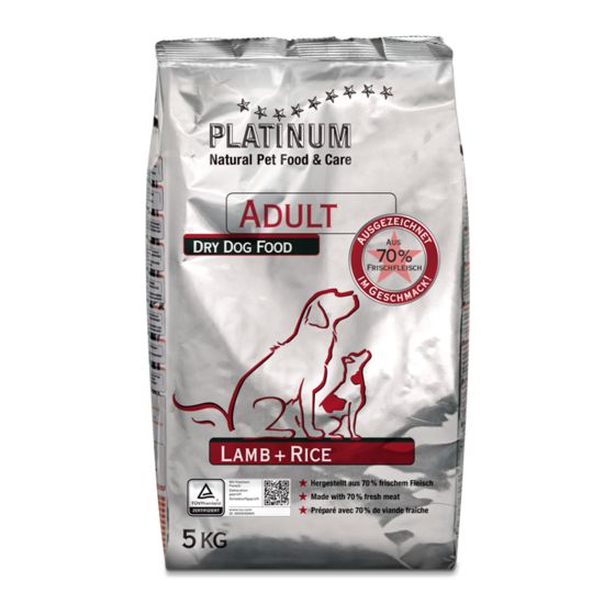 Platinum Adult Lammas + Riisi, 5 kg