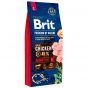 15 kg Brit Premium by Nature Adult L, 25-45 kg aikuiset