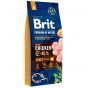 2 x 15 kg Brit Premium by Nature Adult M, 10-25 kg aikuiset