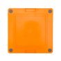 LickiMat, Aktivointimatto Soother Tuff, oranssi, 20 x 20 cm