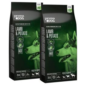 PrimaDog Adult All Breeds lammas-peruna 2 x 10 kg