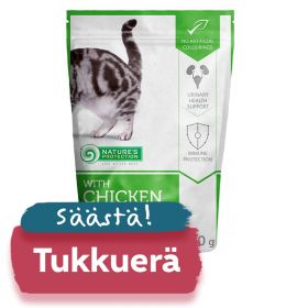TUKKUERÄ Nature's Protection Cat Urinary Health, säilykepussi 22 x 100 g