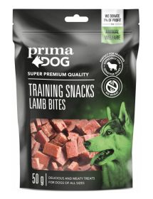 PrimaDog Training snacks Lammaspala, 50 g