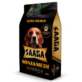 Saaga Mini & Medi, täysravinto koirille 2 kg