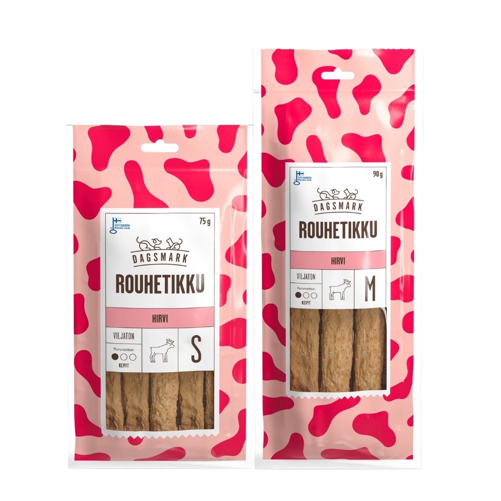 Dagsmark Rouhetikku, Hirvi - Valitse koko