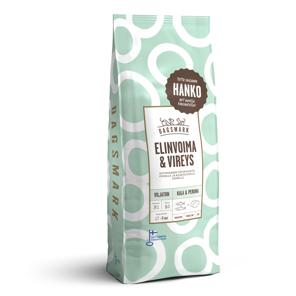 Dagsmark ELINVOIMA & VIREYS viljaton kala-peruna 2 kg 