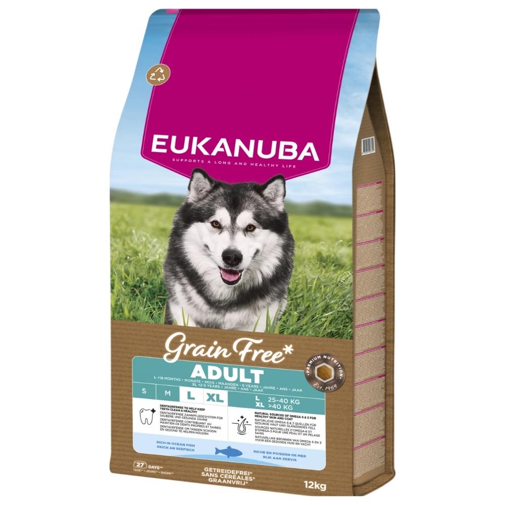 Eukanuba Adult Large Grainfree Ocean Fish, 12 kg