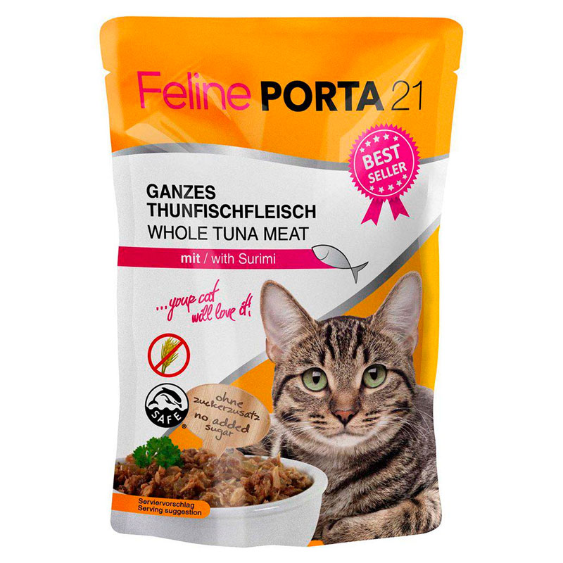 Feline Porta 21 Tonnikala ja surimi, 100 g