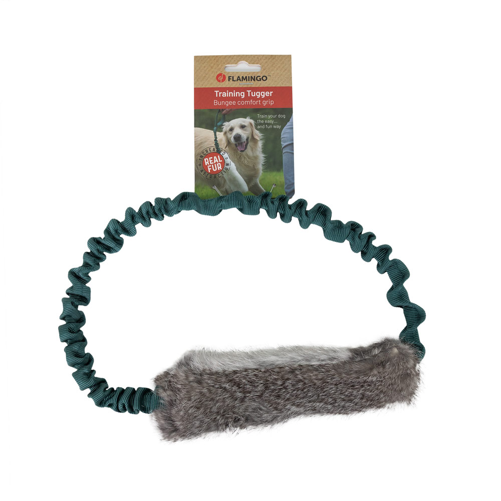 Flamingo Furtra Ring Bungee kaninkarvainen palkkauslelu, rengas 25 cm