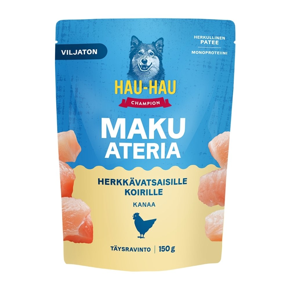 Hau-Hau Champion Annosateria Herkkävatsaisille koirille 150g 