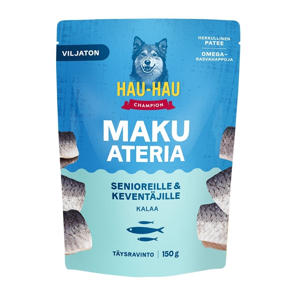 Hau-Hau Champion Annosateria Senioreille & keventäjille 150g 