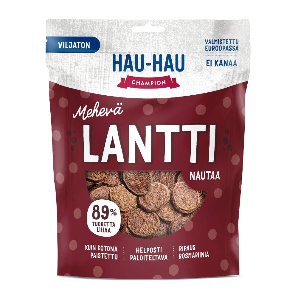 Hau-Hau Champion Mehevä Lantti Nautaa 400 g 