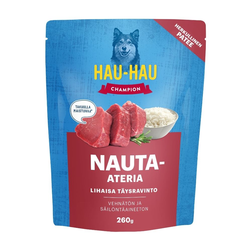 Hau-Hau Champion Nauta-ateria 260 g 