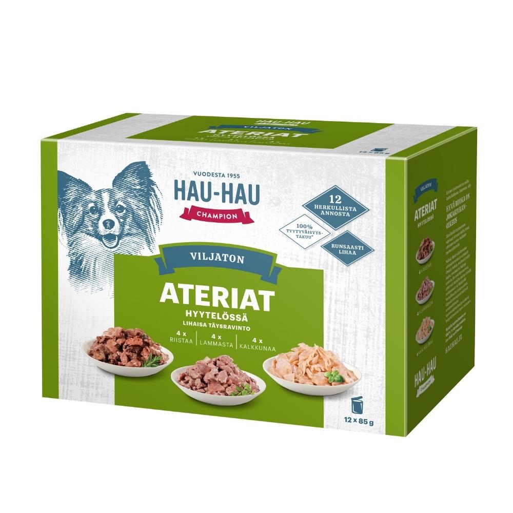 Hau-Hau Champion Viljaton annosaterialajitelma hyytelössä 12 x 85 g