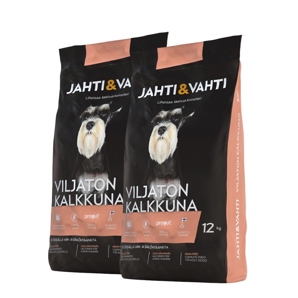 2 x 12 kg Jahti & Vahti Viljaton Kalkkuna