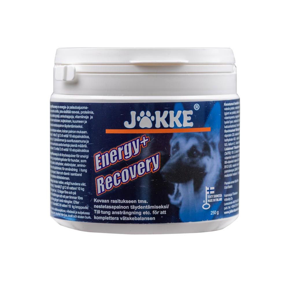 JAKKE Energy + Recovery, täydennysrehu koirille 250g