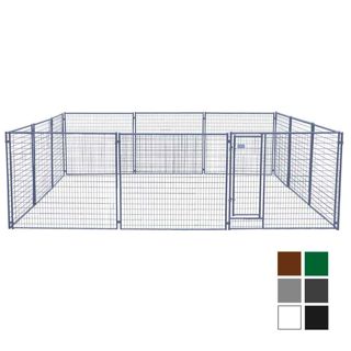 Jämpti Pro Medi, Sinkitty + maalattu koiratarhapaketti  6 x 6 m (1+11, 185 cm)