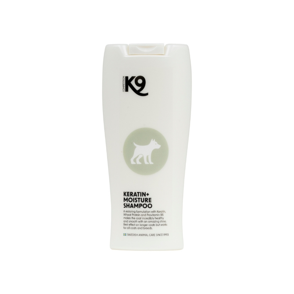 K9 Competition Keratin + Moisturizing Shampoo - Valitse koko