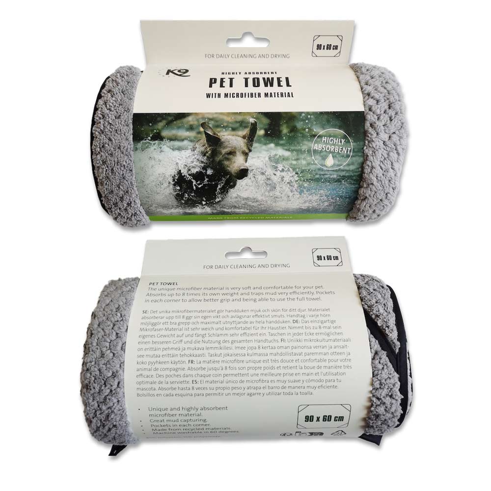 K9 Competition Pet Towel -mikrokuitupyyhe