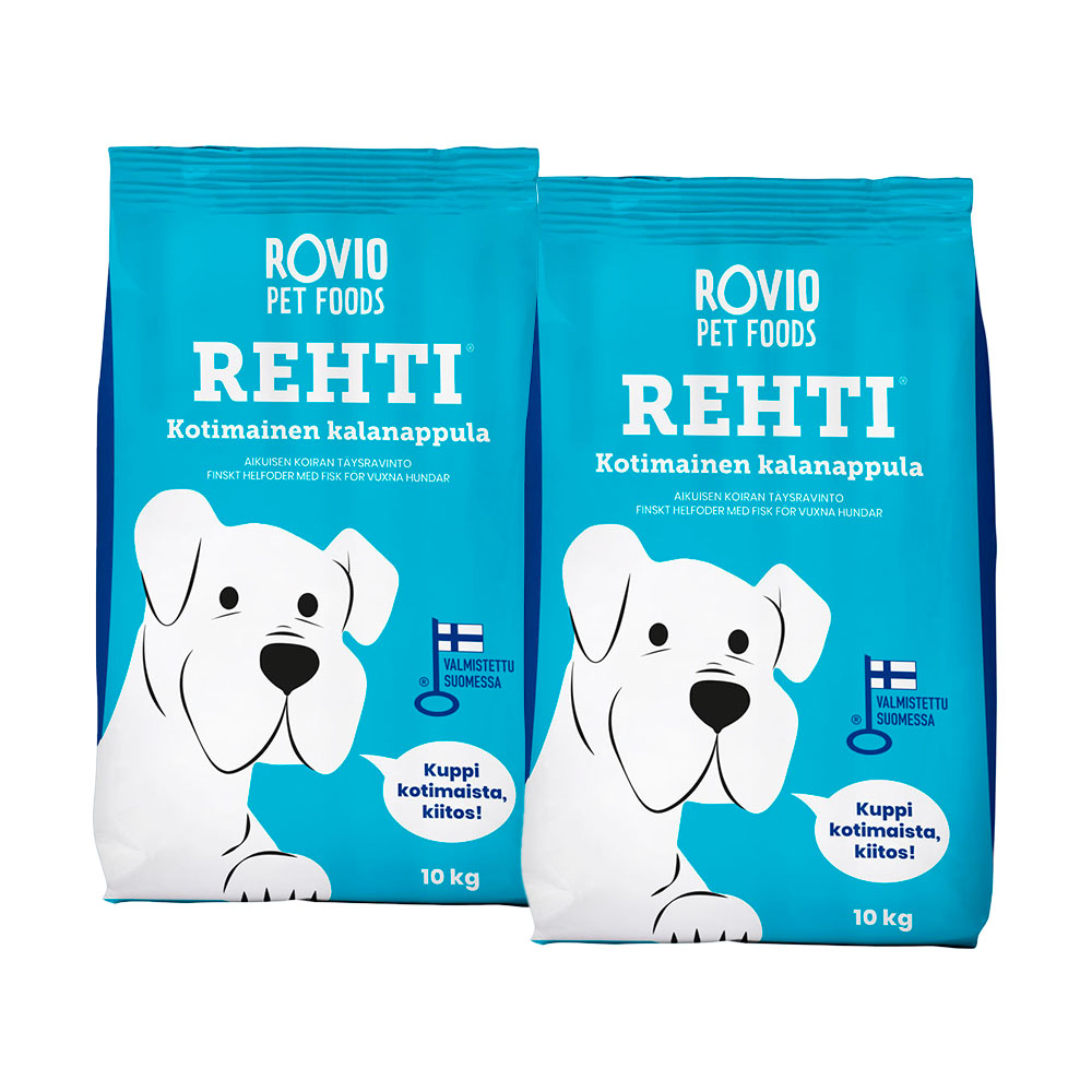2 x 10kg Rehti Kala koiranruoka