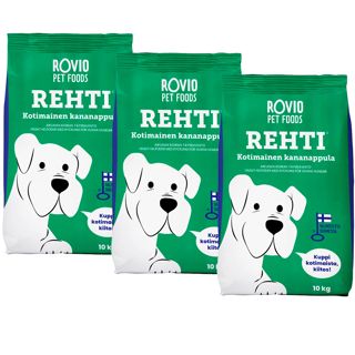 3 x 10kg Rehti Kana koiranruoka