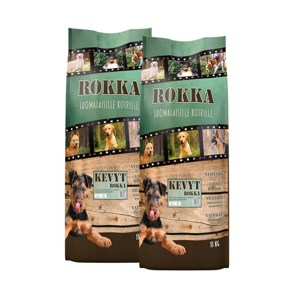Kevyt Rokka, 2 x 15 kg